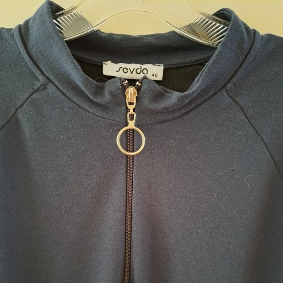 Midi cotton blend tunic dress - Picture 2 of 5